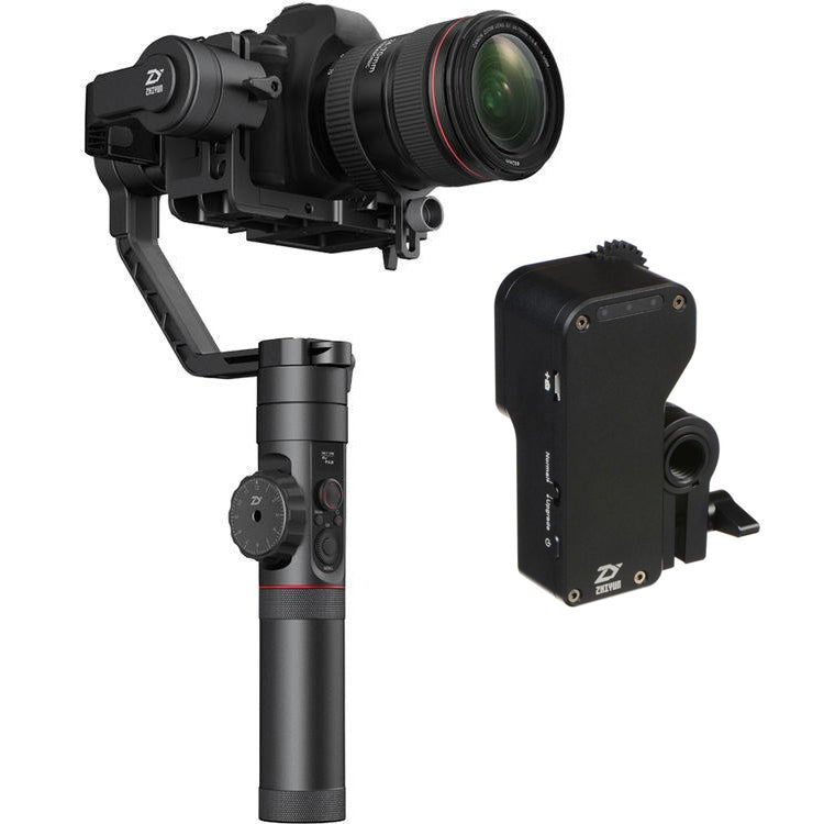 motorized gimbal, videographer using dslr camera anti shake tool